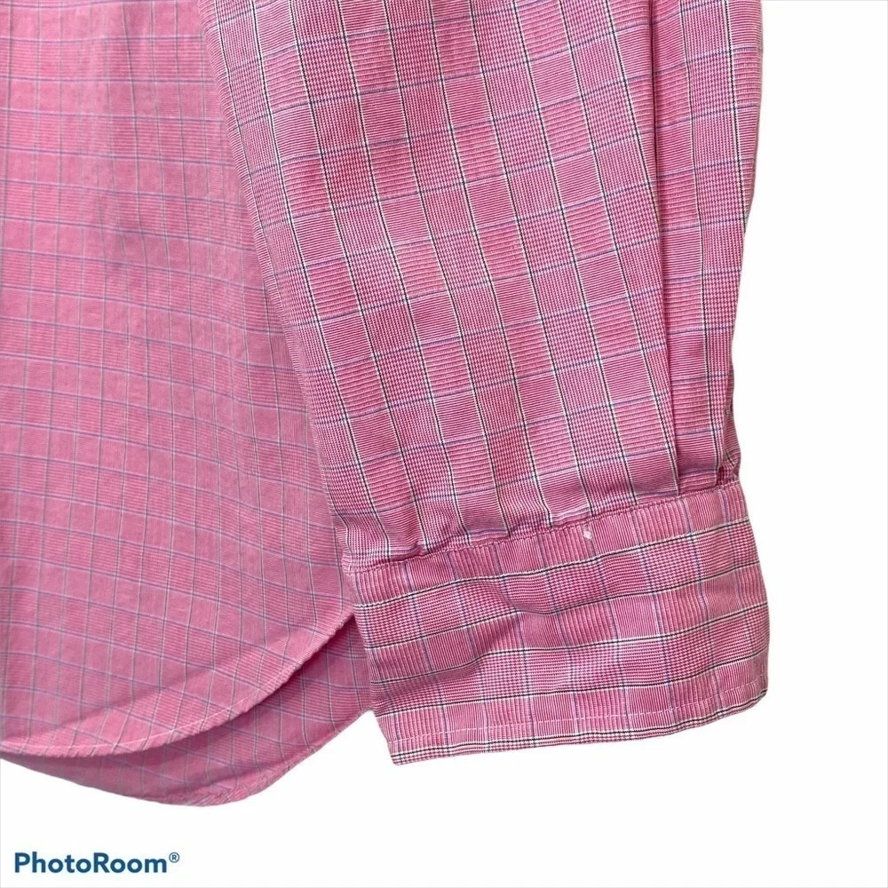 Ralph Lauren Button Down Dress Shirt Classic Fit Pink with green pony - Picture 8 of 14